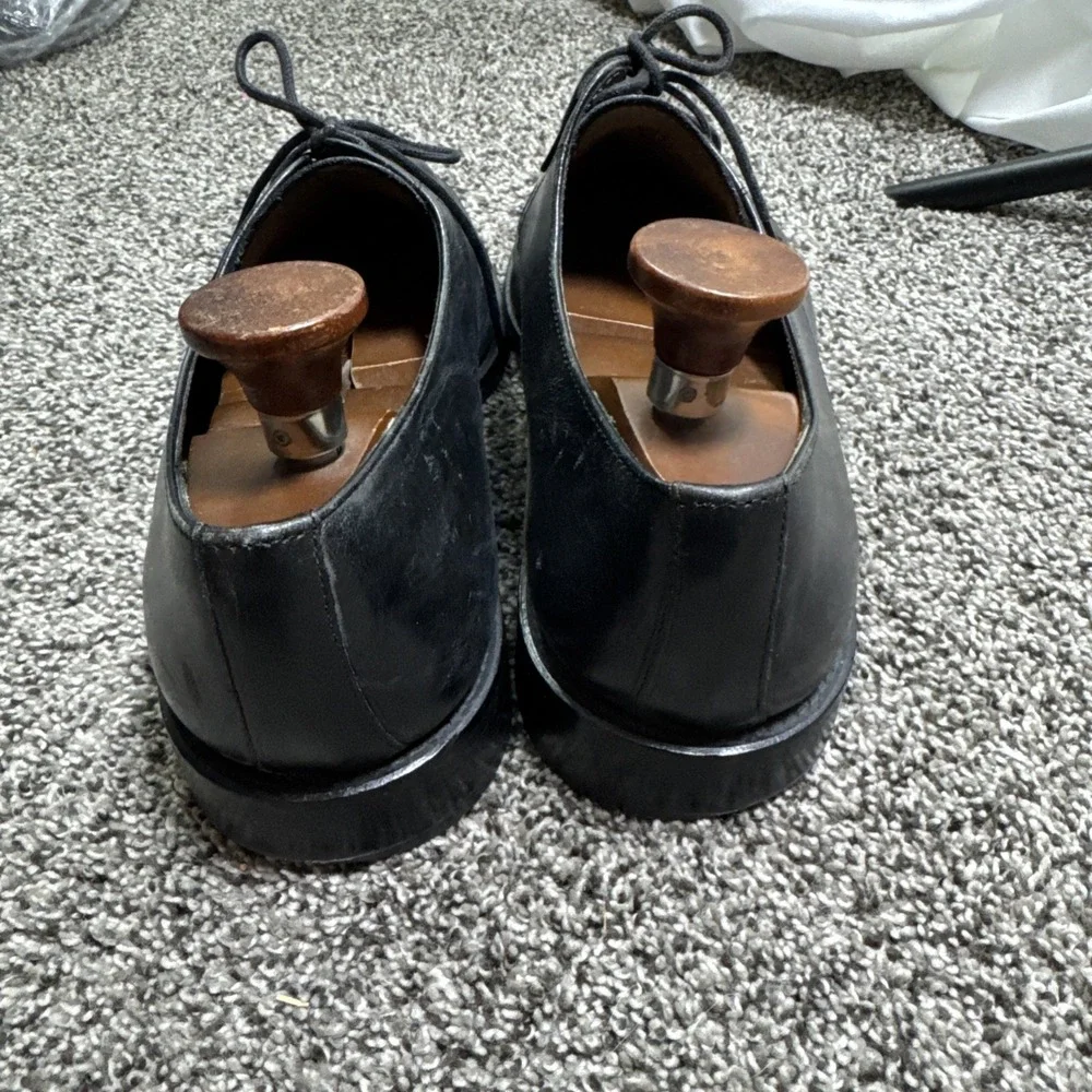 VTG Florsheim Imperial 18194 01 Leather Dress Shoes 10D